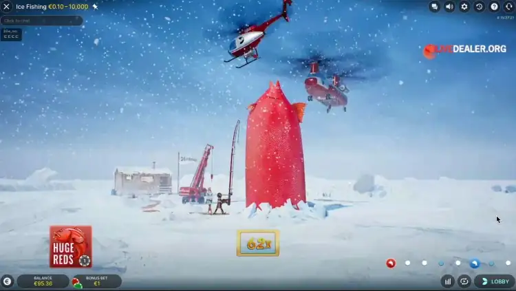 Kuidas Ice Fishing Live Casino mängukogemus toimib